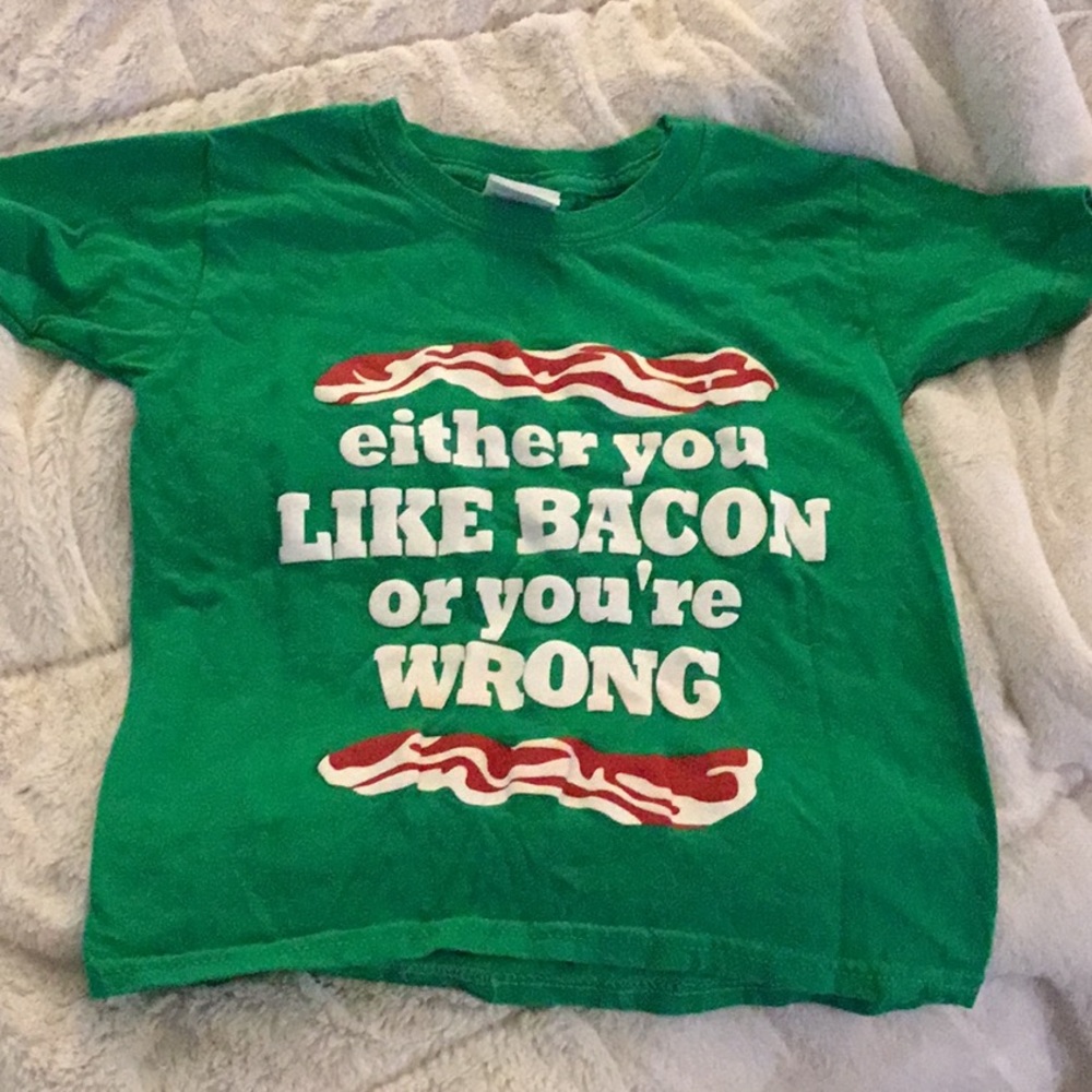 Bacon lovers shirt EUC